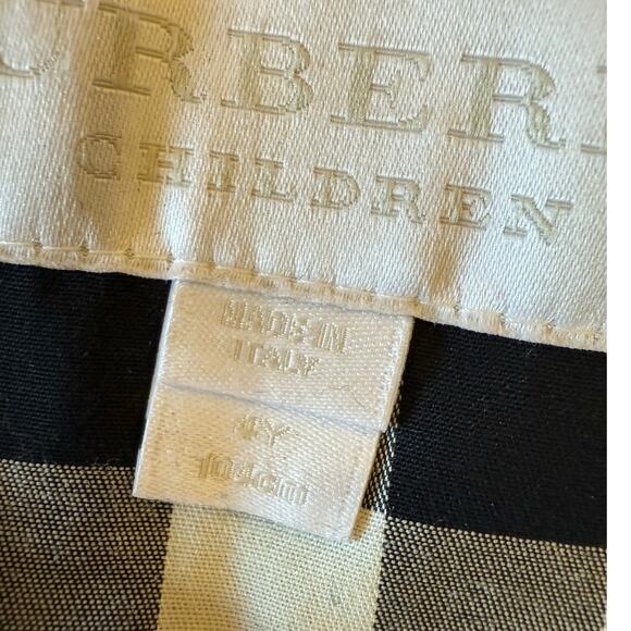 BURBERRY Children Black Peacoat Coat Jacket Girls size 4 - Picture 6 of 13